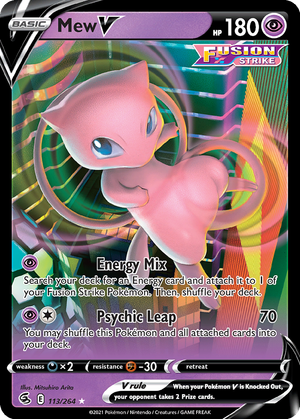 Mew V card image