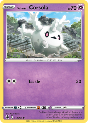 Galarian Corsola card image