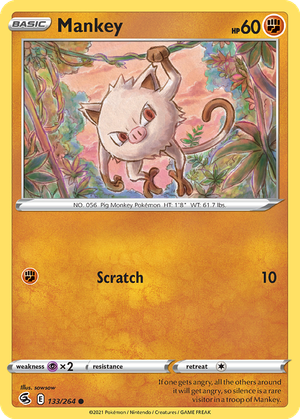 Mankey card image