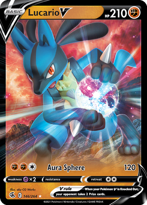 Lucario V card image