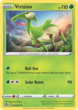 Virizion card image
