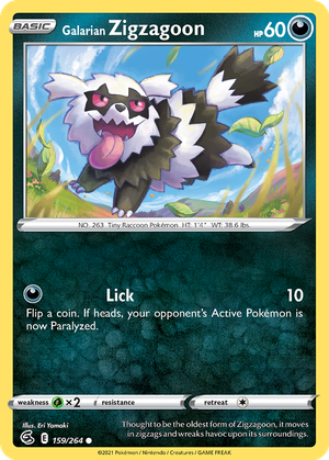 Galarian Zigzagoon card image