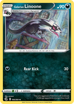 Galarian Linoone card image
