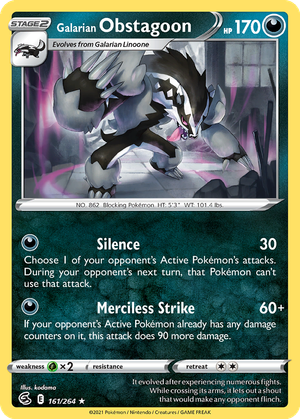 Galarian Obstagoon card image
