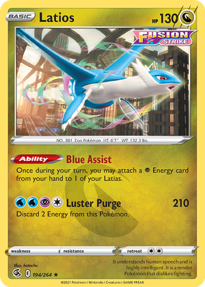 Latios card image