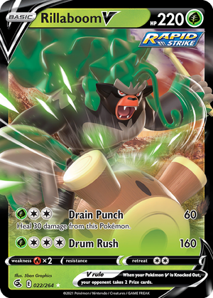 Rillaboom V card image