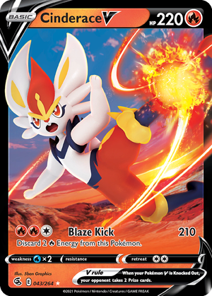 Cinderace V card image