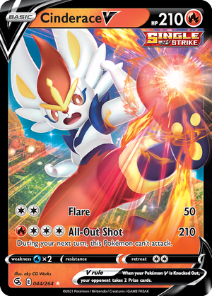 Cinderace V card image
