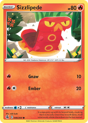 Sizzlipede card image