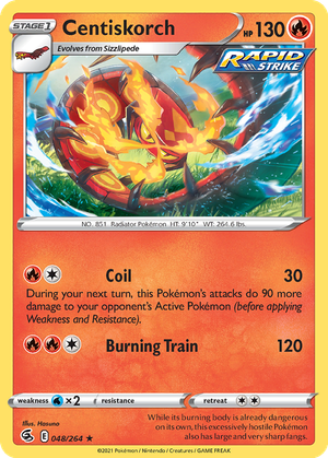 Centiskorch card image