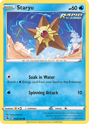 Staryu card image