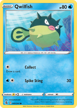 Qwilfish card image
