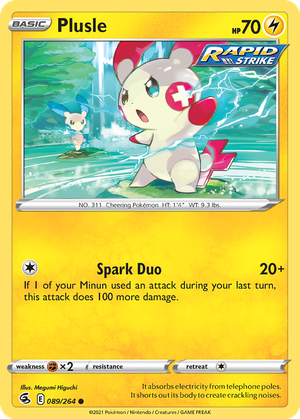 Plusle card image