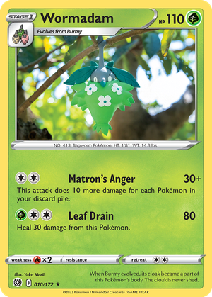 Wormadam (Plant Cloak) card image