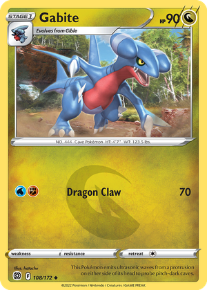 Gabite card image