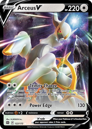 Arceus V card image