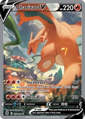 Charizard V card image