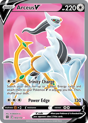 Arceus V card image