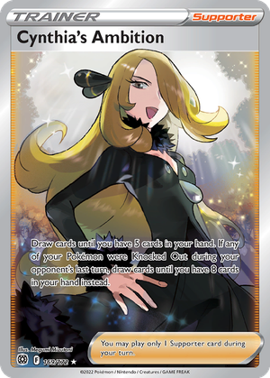 Cynthia's Ambition card image