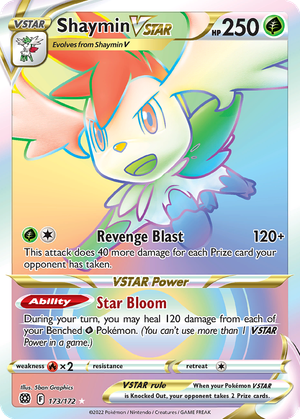 Shaymin VSTAR card image
