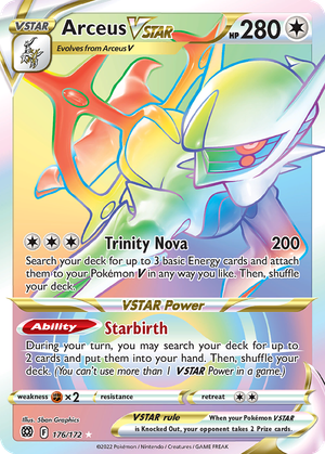 Arceus VSTAR card image