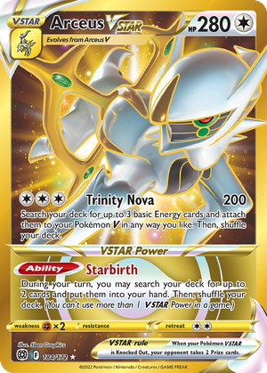Arceus VSTAR card image