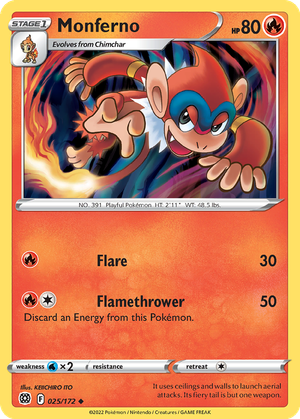 Monferno card image