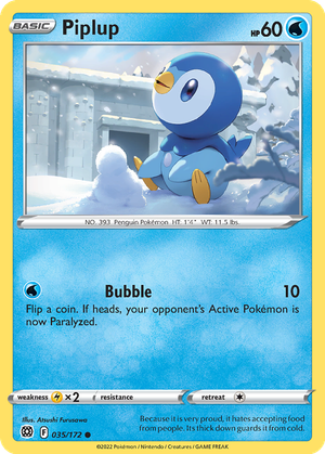 Piplup card image