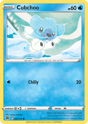 Cubchoo card image