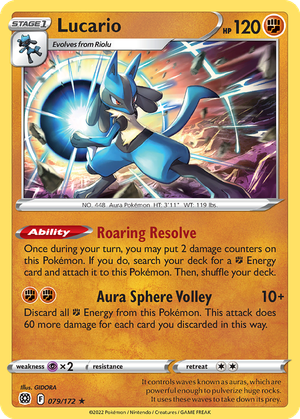 Lucario card image