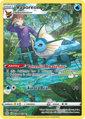 Vaporeon card image