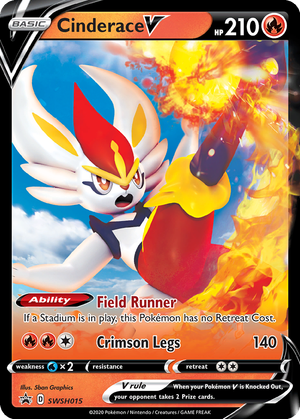 Cinderace V card image