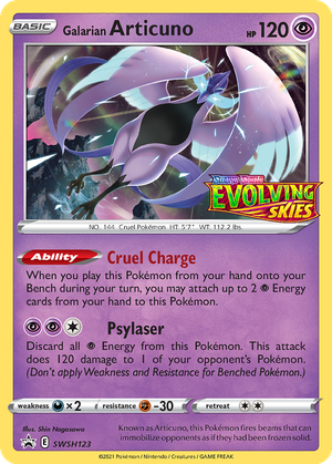 Galarian Articuno card image