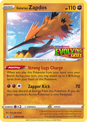 Galarian Zapdos card image