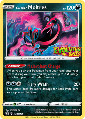Galarian Moltres card image