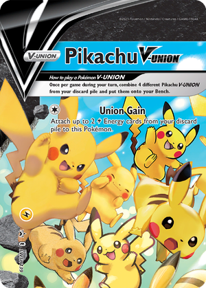Pikachu V-UNION card image