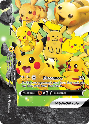 Pikachu V-UNION card image
