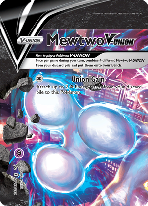 Mewtwo V-UNION card image
