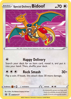 Special Delivery Bidoof card image
