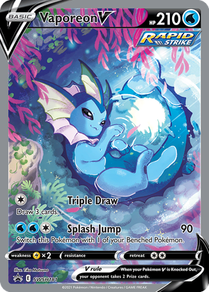Vaporeon V card image