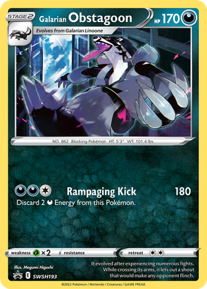 Galarian Obstagoon card image