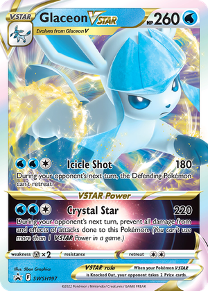 Glaceon VSTAR card image