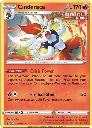 Cinderace card image