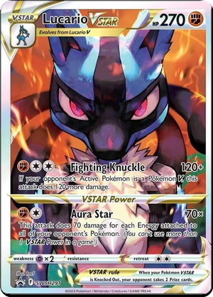 Lucario VSTAR card image