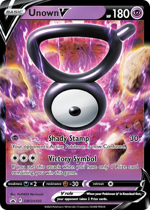 Unown V card image