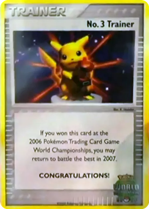 No. 3 Trainer card image