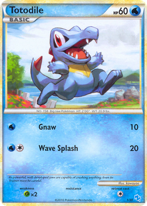 Totodile card image