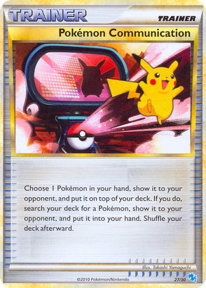 Pokémon Communication card image