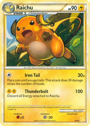 Raichu card image