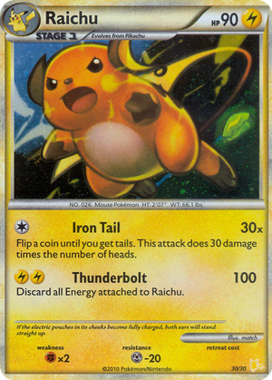 Raichu card image